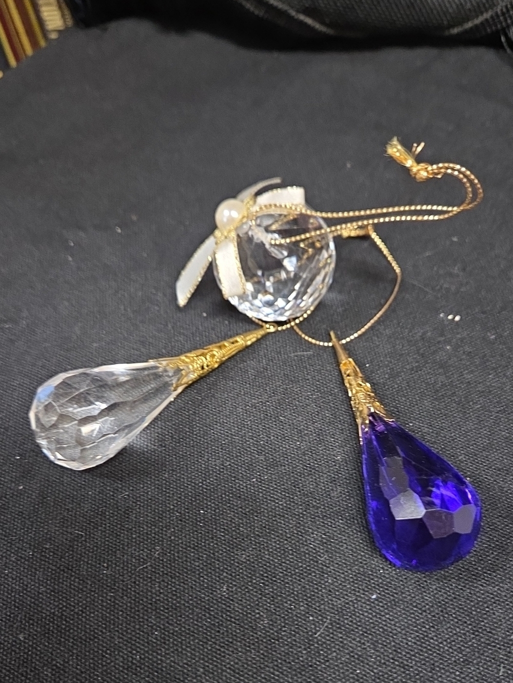 Crystal Type Tree Orniments